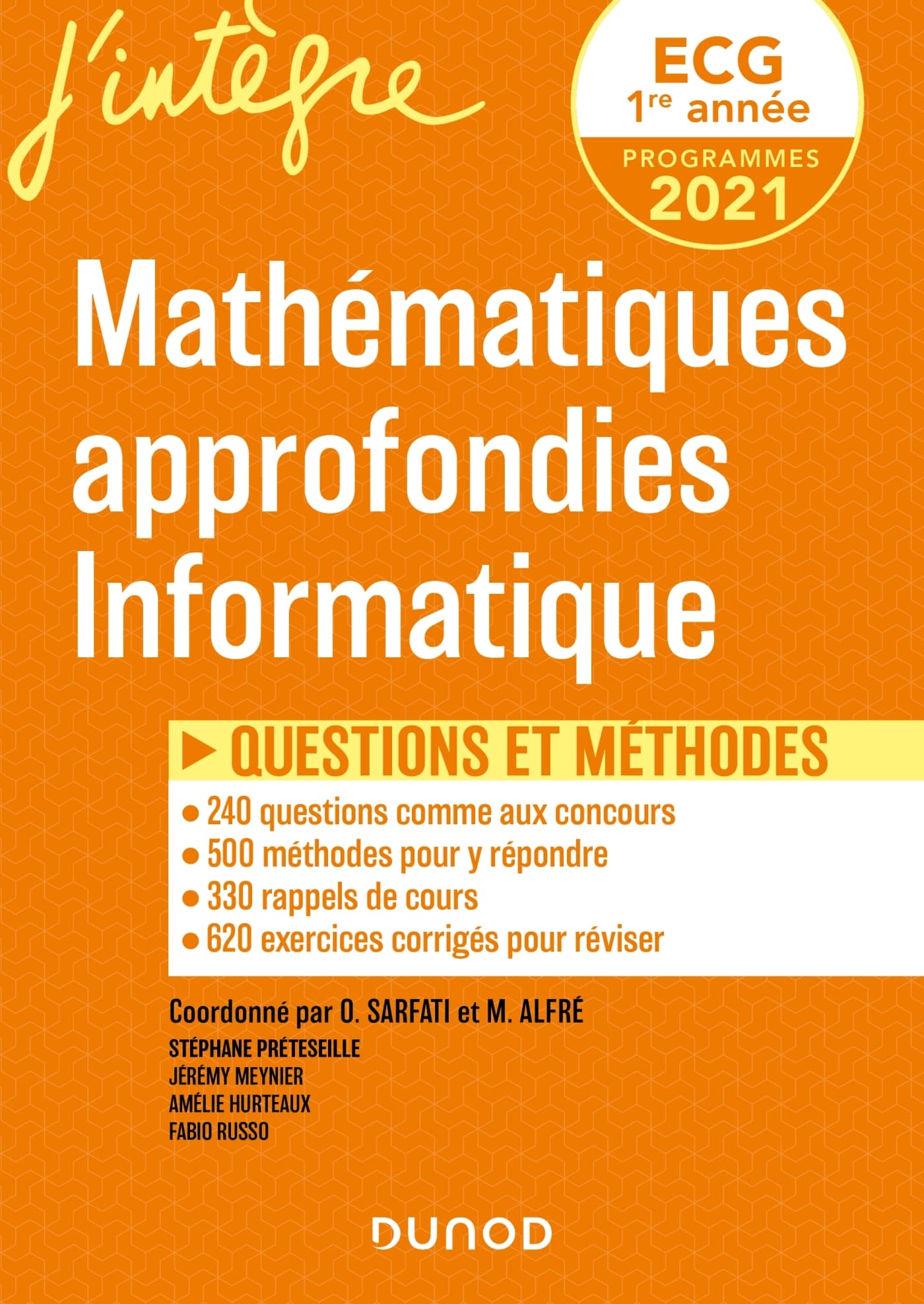Couverture du livre de mathématiques ECG - Jérémy Meynier